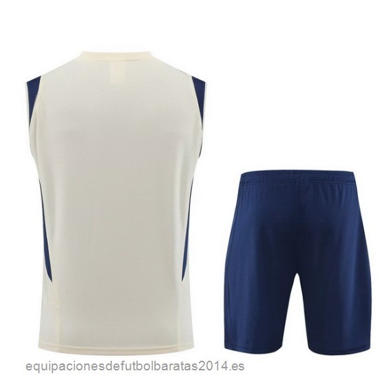 Nuevo Entrenamiento Sin Mangas Conjunto Completo Italia 2023 Amarillo Azul Baratas